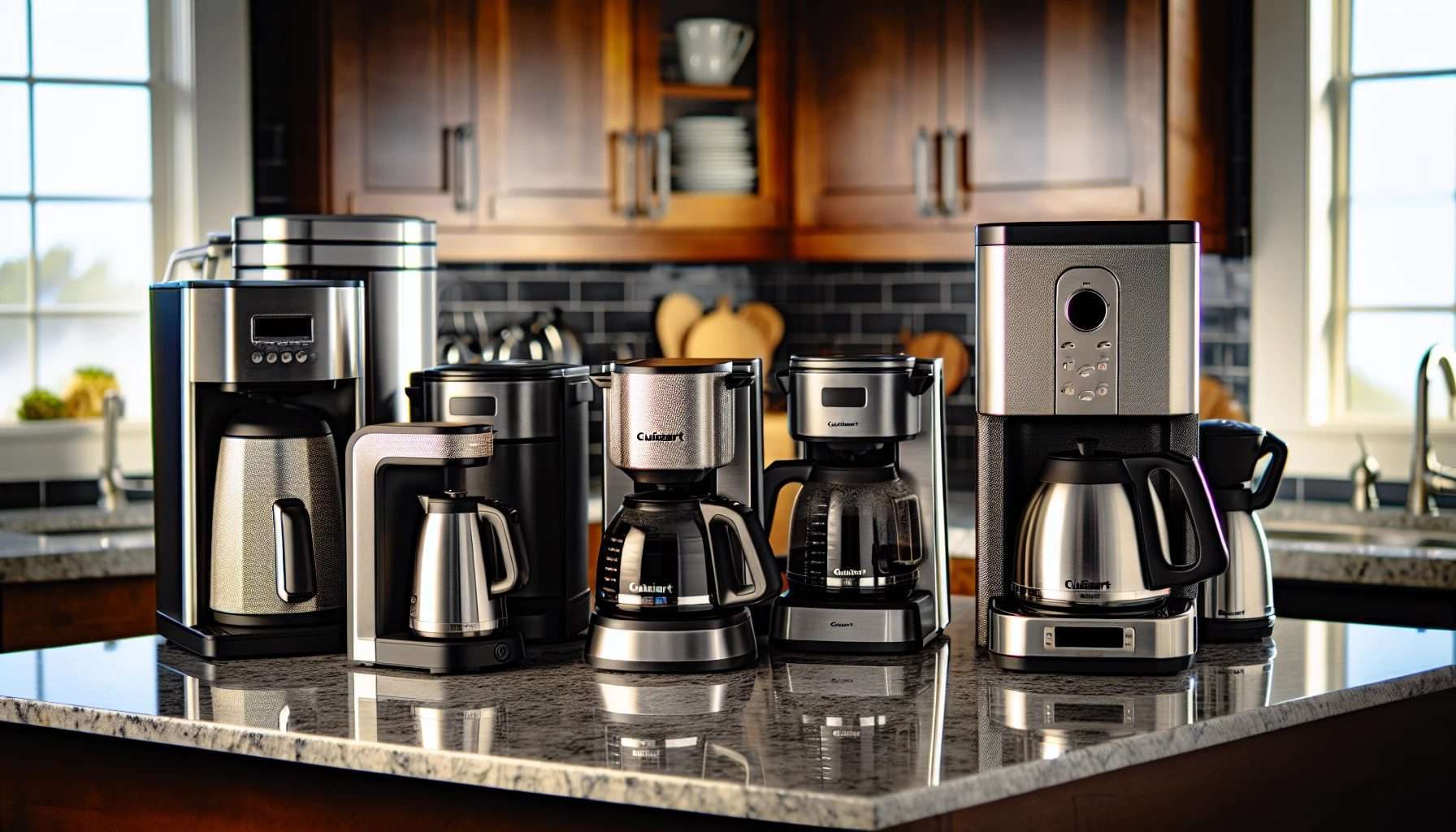 Various Cuisinart Coffee Makers