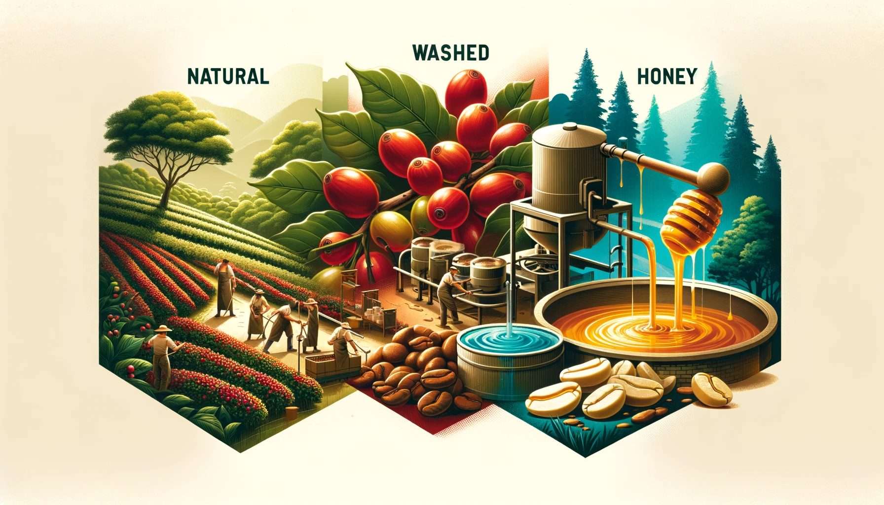 What Is Coffee Natural Vs. Washed Vs. Honey?